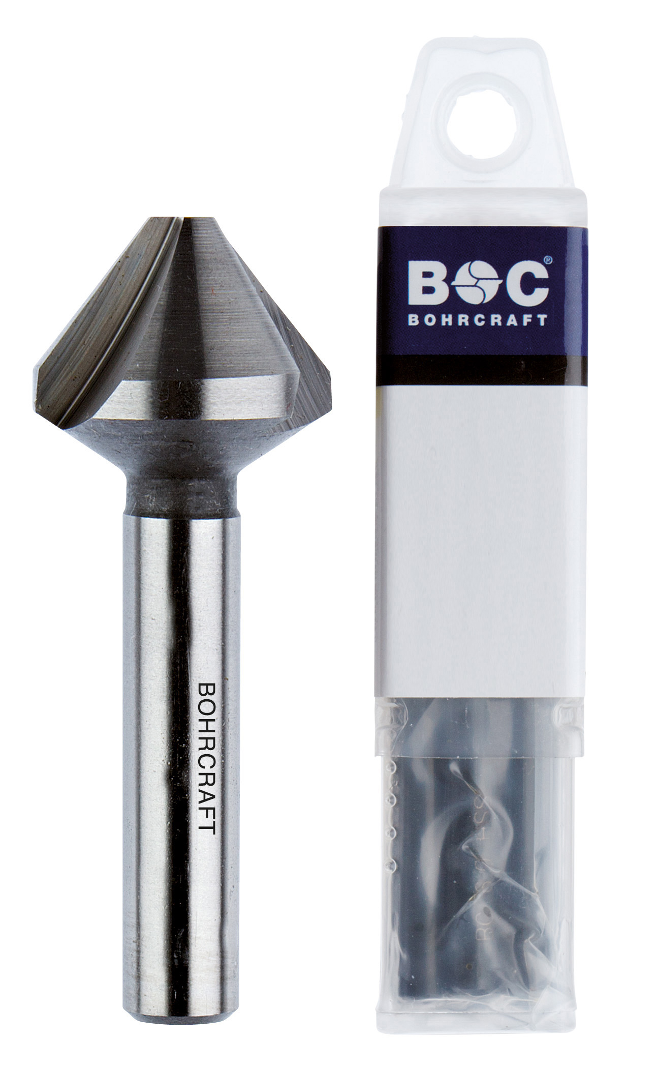 BOHRCRAFT 17000306375 HSS-G Countersink, form C 75°, ø 6.3 mm, pack of 1 pc