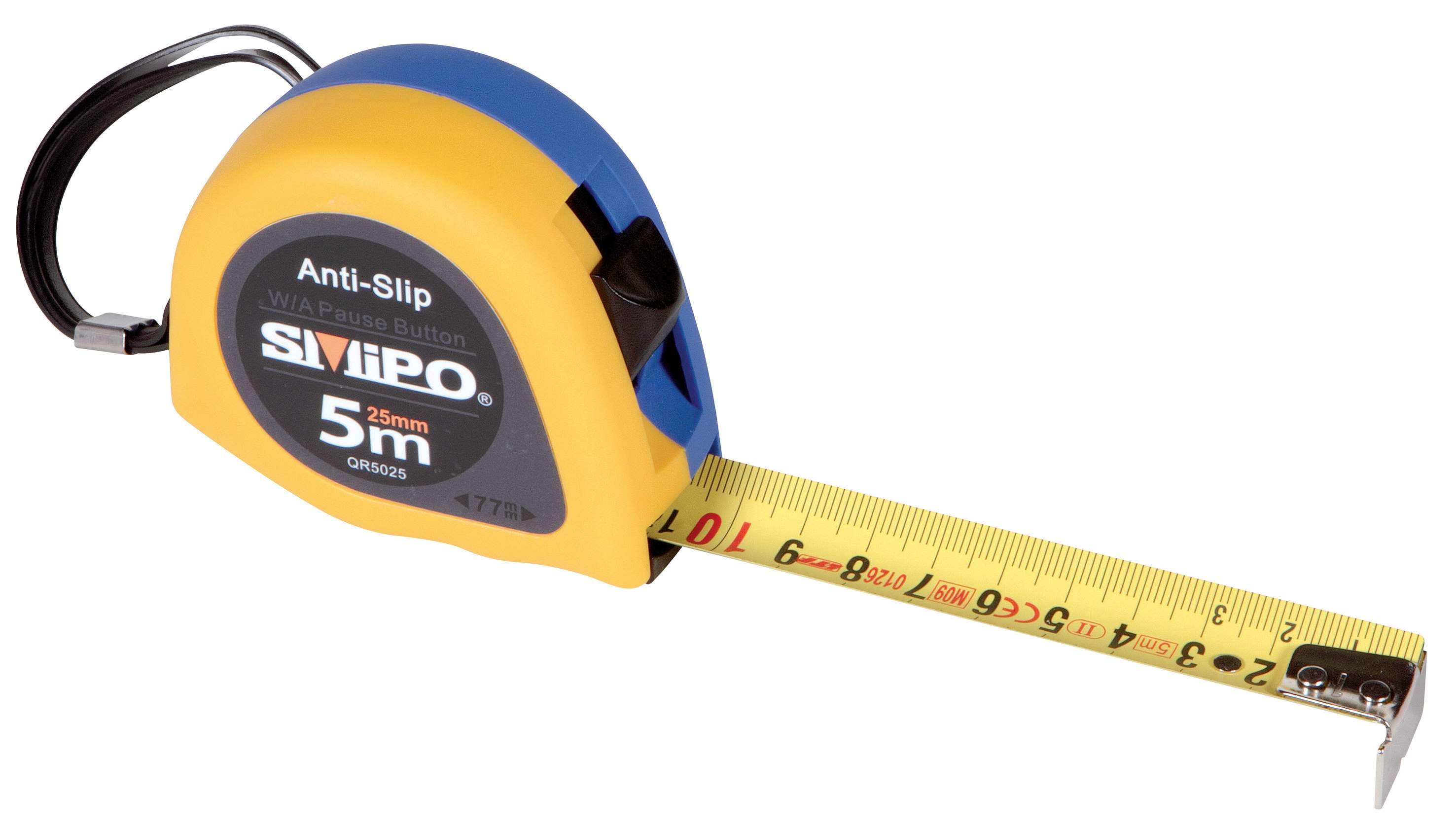 IORI QR1025NP Rubber-coated non-slip tape measure 25 mm 10 m