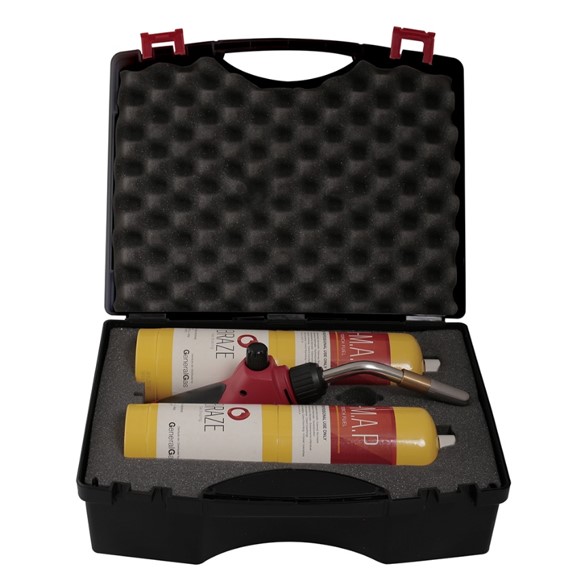 Kit 1 LIGHT for Braze Welding in case (Flame temperature up to 3,100°C/5,612 °F)