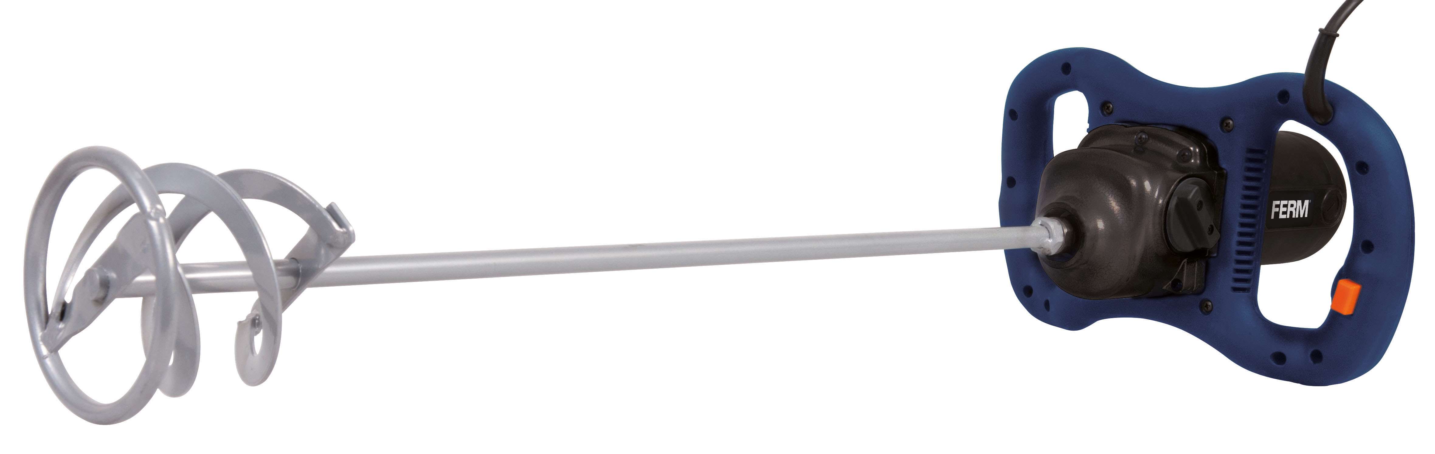 FERM PMM1006 Paint Mixer 1400W - 2 speeds 180-380 / 300-650 rpm - M14 attachment - weight 7.60 kg