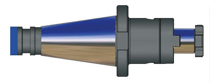 PRT METALLO 0004040U Front-drive milling chuck with key DIN 2080 ISO40 L1=52 d40
