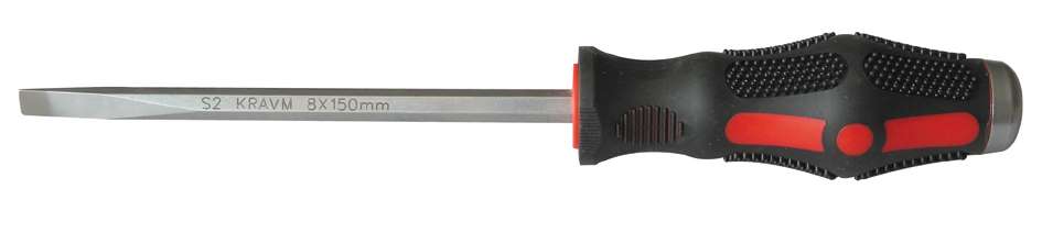 KRAVM E07101 Slotted screwdriver with striking head 5x100 mm