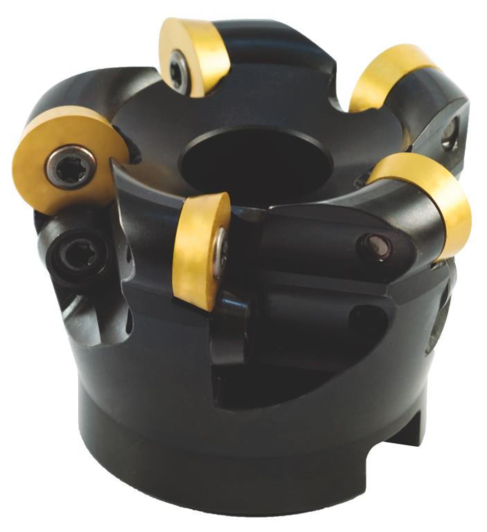 LTF MACHINE TOOLS L00RD16080MWZ6R Toric milling cutter for facing/copying Ø80 mm Z6