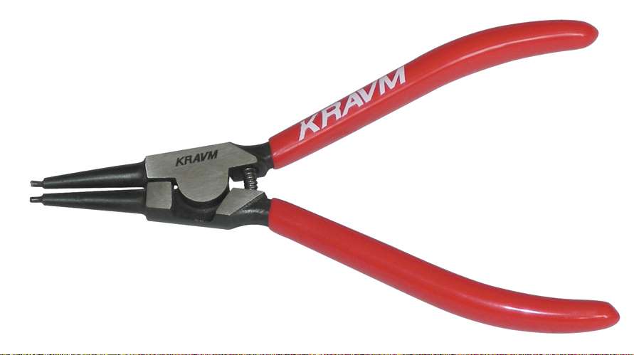 KRAVM 04162 External Circlip Pliers 170 mm