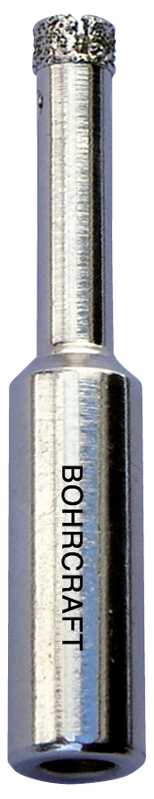 BOHRCRAFT 27030301000 Diamond-tipped drill bit for tiles, cylindrical shank 9.5 mm, ø 10 mm