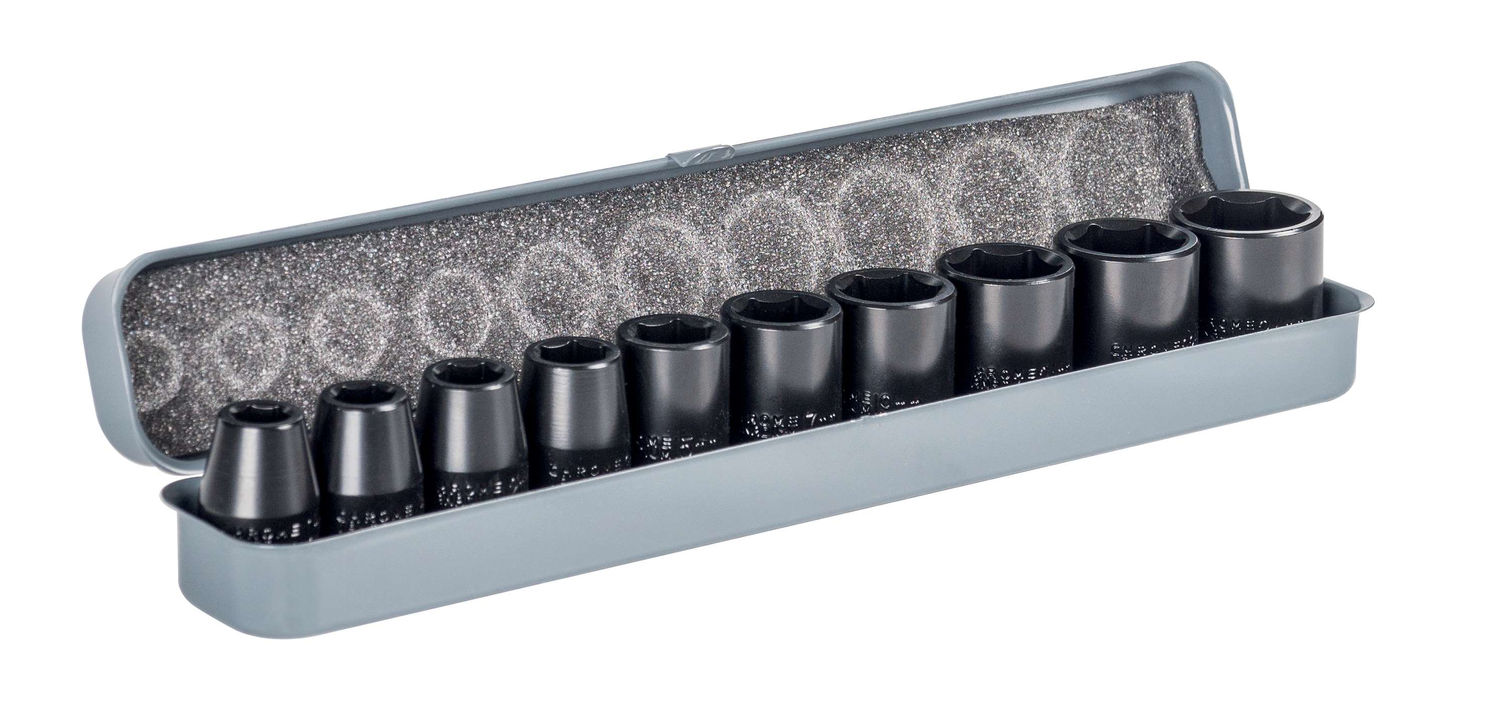 AIRCRAFT 2400002 Set of 8 sockets for screwdrivers with 3/4" drive