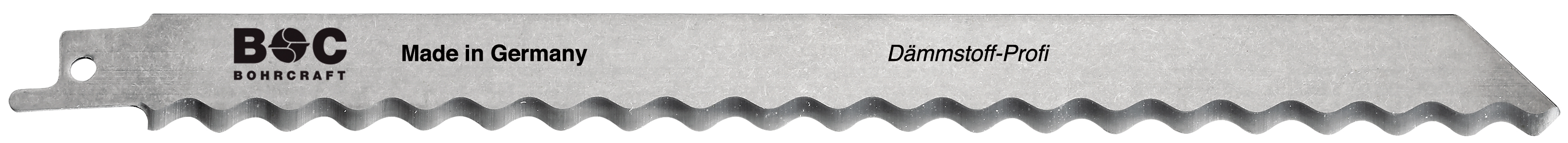 BOHRCRAFT 19741600006 Blade for jigsaw with wavy surface, 205 mm, 2 pcs