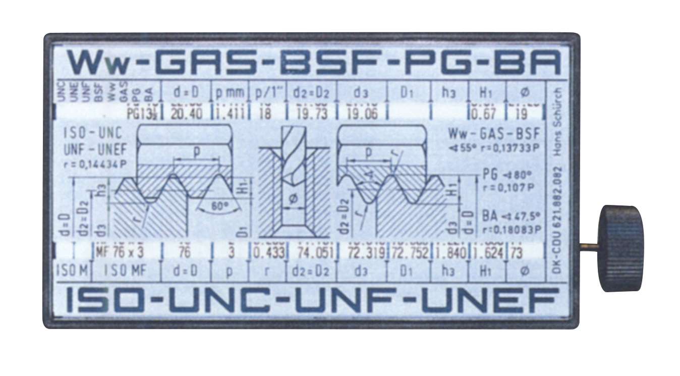 LTF 811.00 Threading Indicator, dimensions 110x60x30 mm