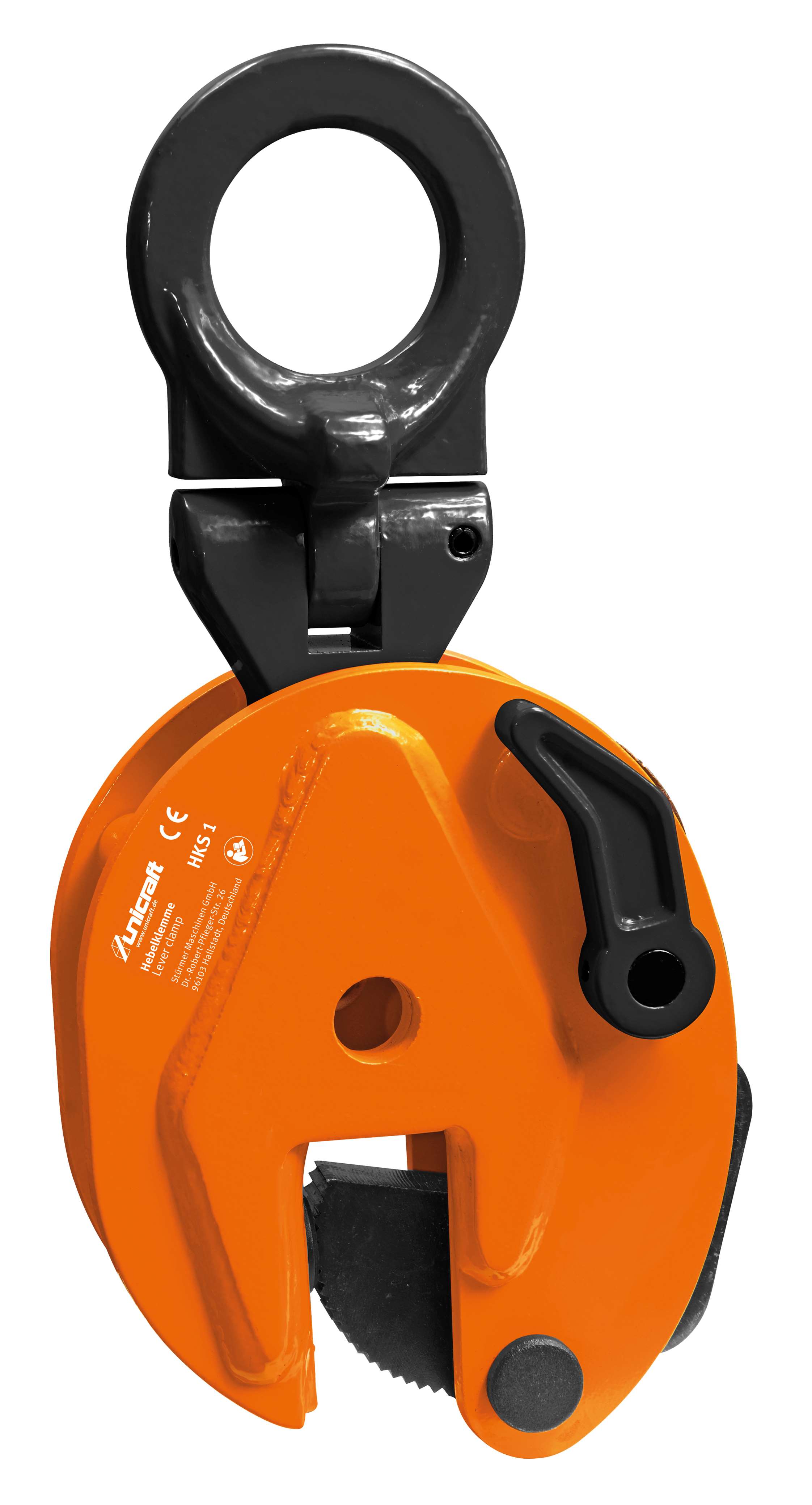 UNICRAFT 6172005 Sheet Metal Clamp with HKS 5 Hook, 5 t Capacity