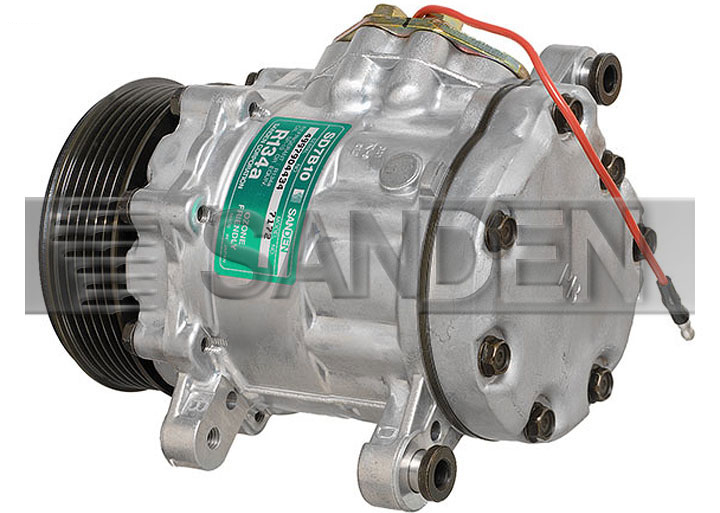 Compressore 7172-D.100 SD7B10PB-PK6-FLANGIA 12V.