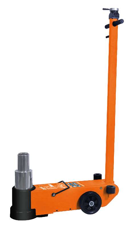 UNICRAFT 6201130 Hydraulic-pneumatic trolley jack, capacity 25-50 t