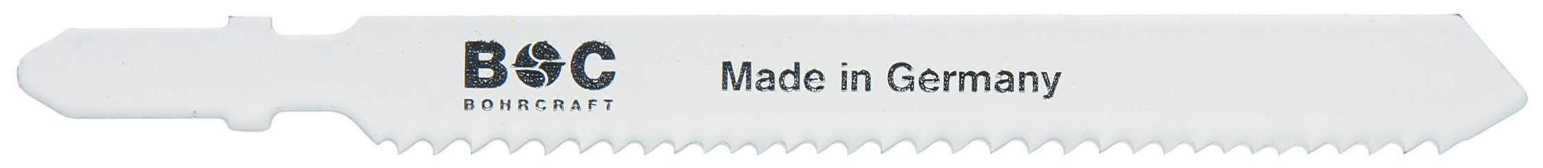 BOHRCRAFT 19651600002 Bi-Metal Jigsaw Blades for metal and wood, tooth pitch 1.8-2.5 mm, L=75 mm, pack of 5 pcs