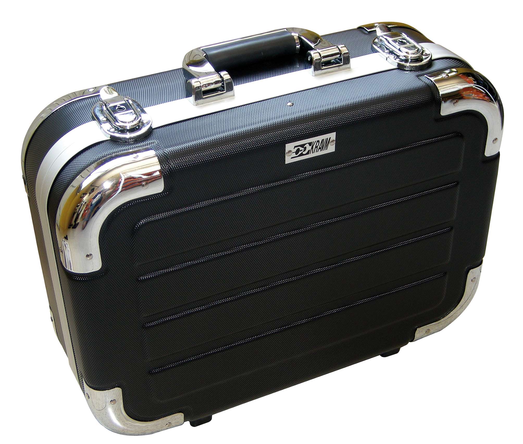 KRAVM E50007 ABS tool case with reinforced edges and key lock closure