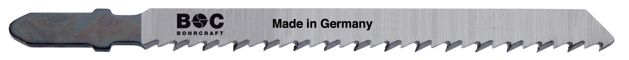 BOHRCRAFT 19601600001 HSS jigsaw blades for wood and plastic, tooth pitch 2.5 mm, length 75 mm, pack of 5 pcs