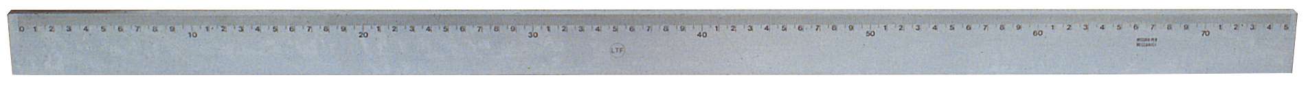 LTF 241.01 Stainless steel precision ruler rectangular section 500 mm