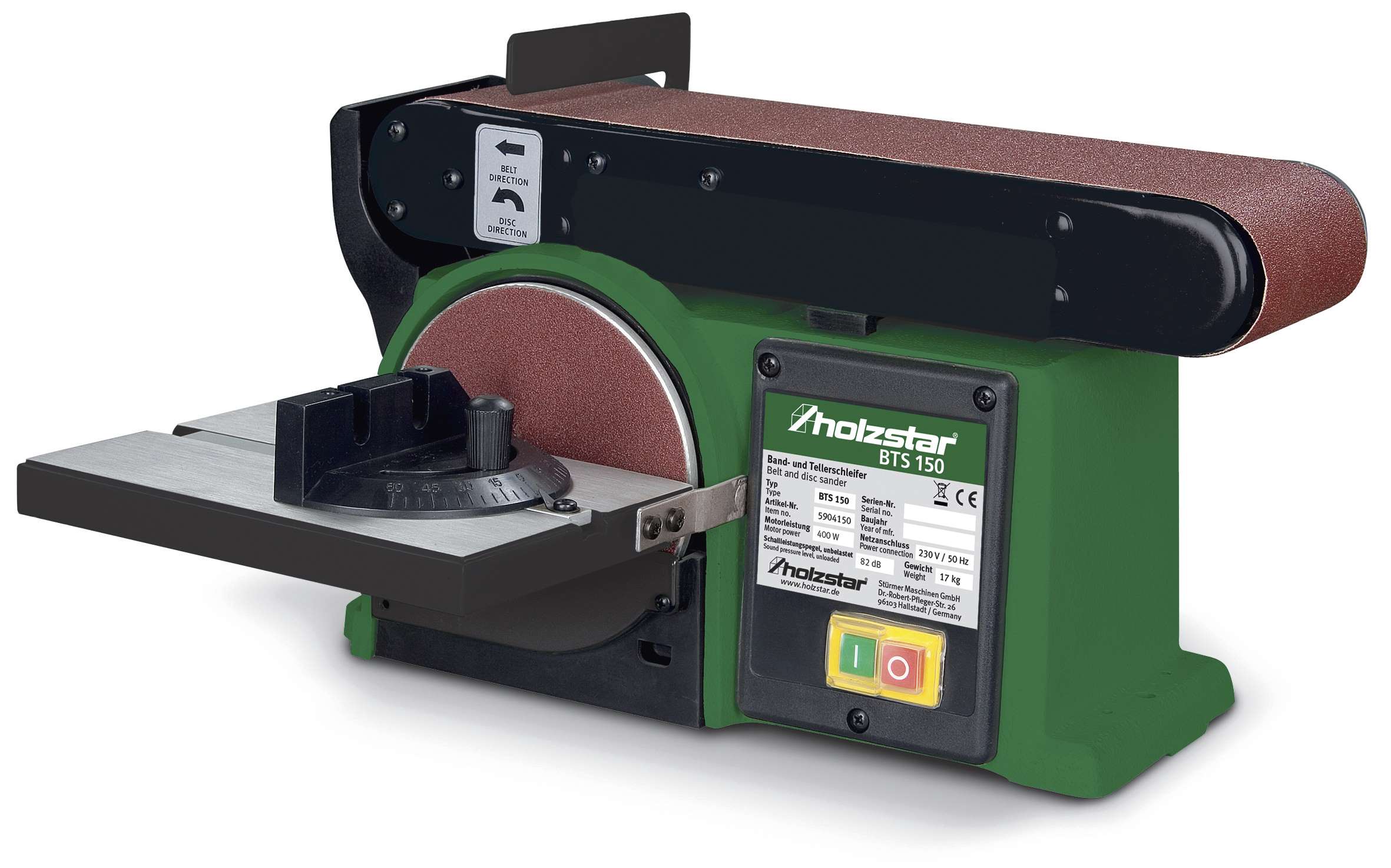 HOLZKRAFT 5904150 Belt and disc sander 915x100 mm