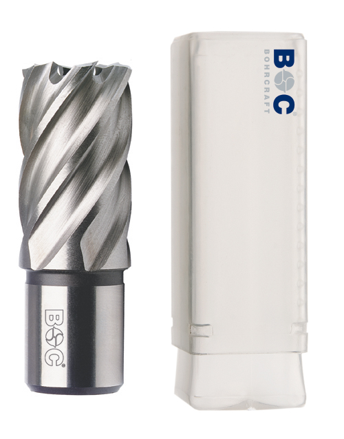 BOHRCRAFT 19500301225 HSS Weldon Core Drill - 3/4- 30 mm ø 12 mm