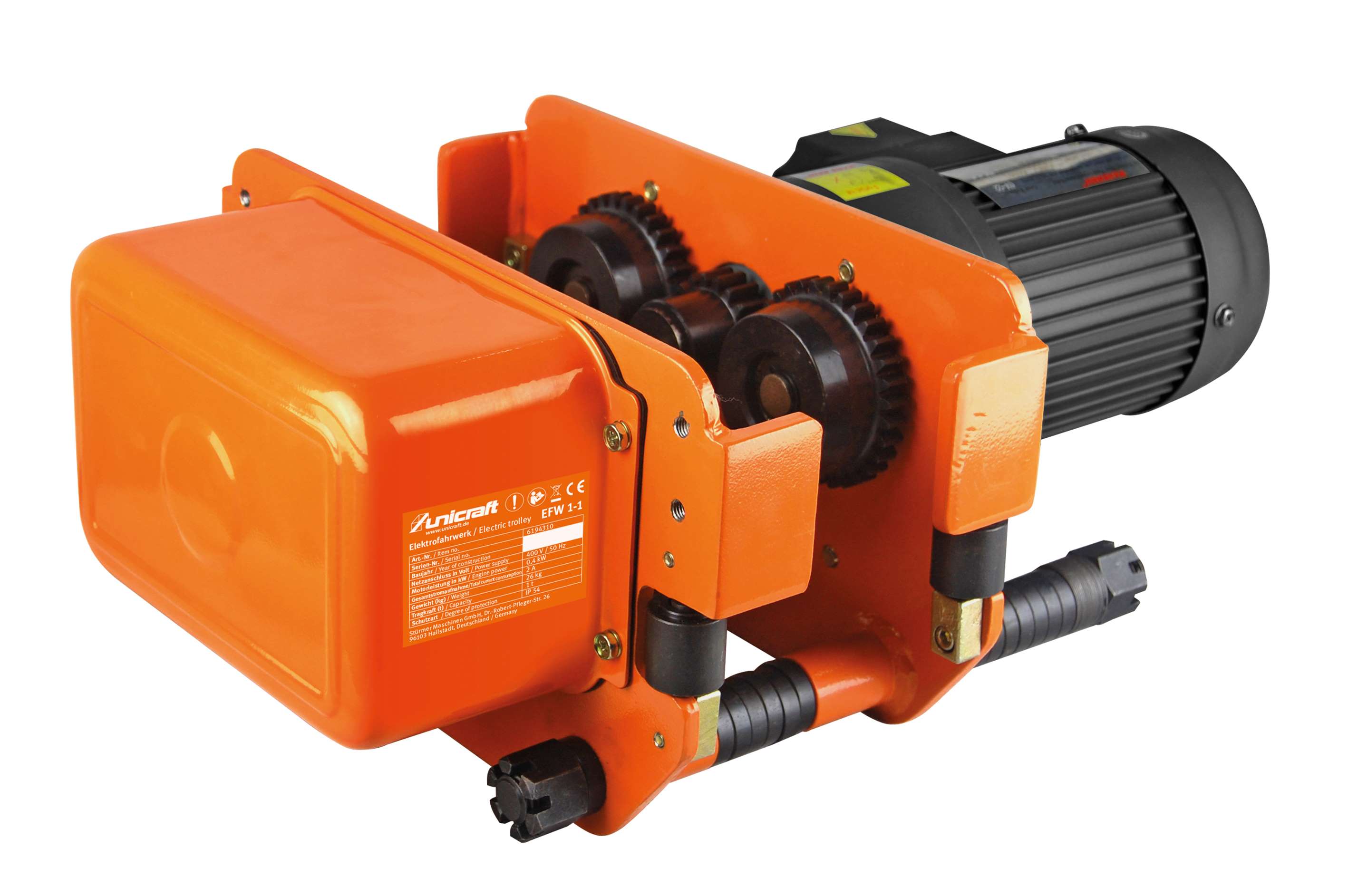 UNICRAFT 6194420 Electric trolley 2-speed, 2 t capacity