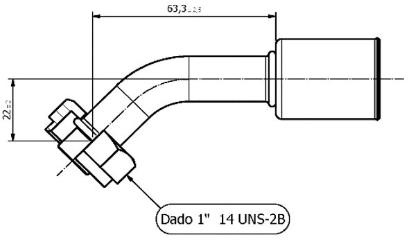 Raccordo ROTALOCK 45° PER Tubo 1/2