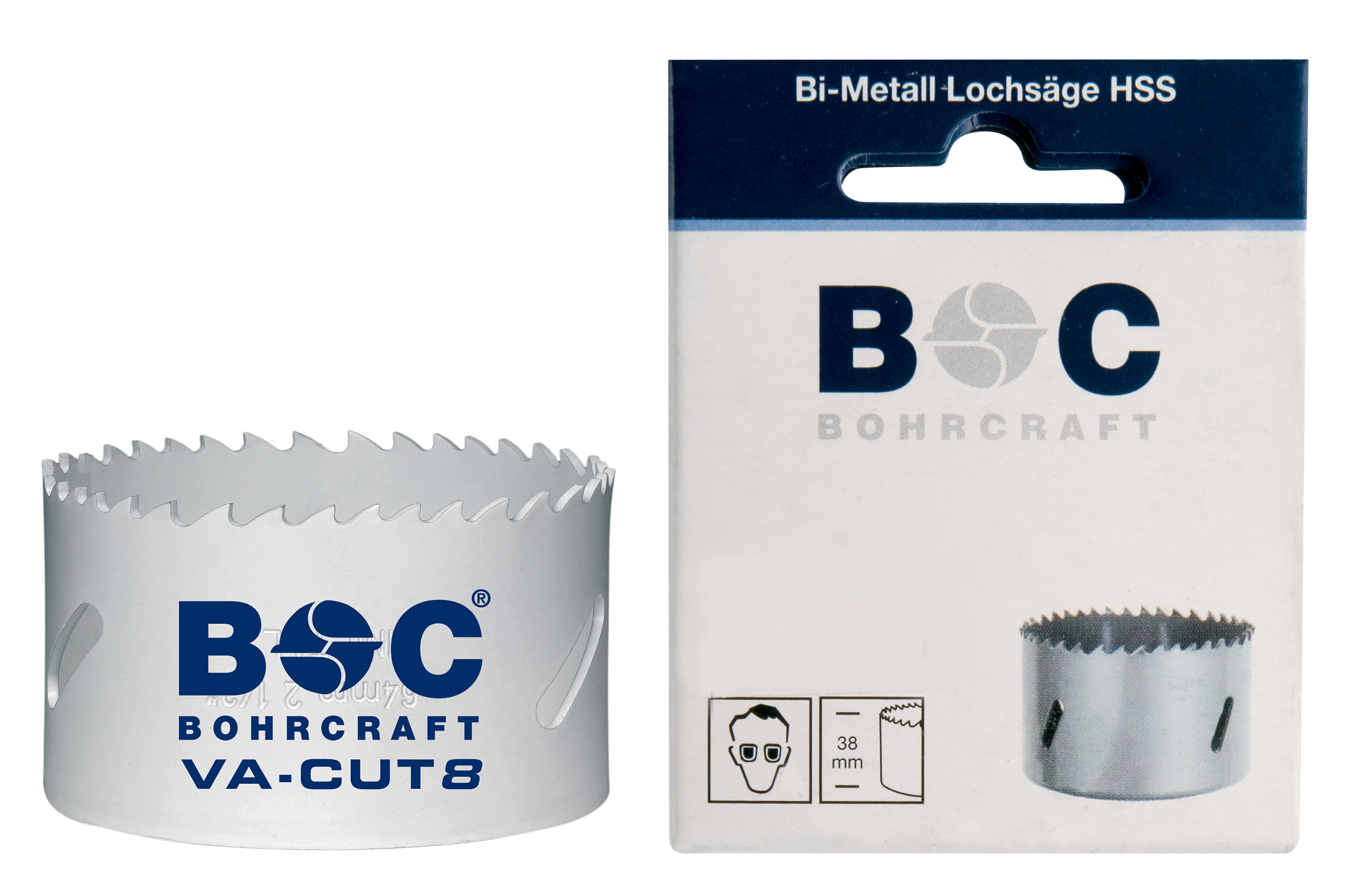 BOHRCRAFT 19010900041 Bi-metal hole saw in HSS-Co8 ø 41.0 mm, pack of 1 piece