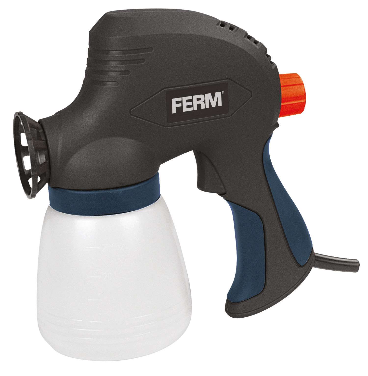 FERM SGM1012 Multi-purpose spray gun 110W - max output 300 ml/min - 800 ml tank - weight 1.75 kg