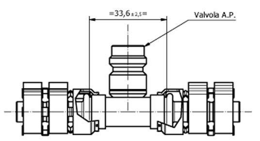 Giunzione G8 + VALVOLA AP REC