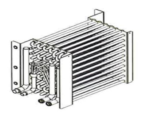 Evaporator - Exchange Area (W x H x D): 207 x 254 x 134.4