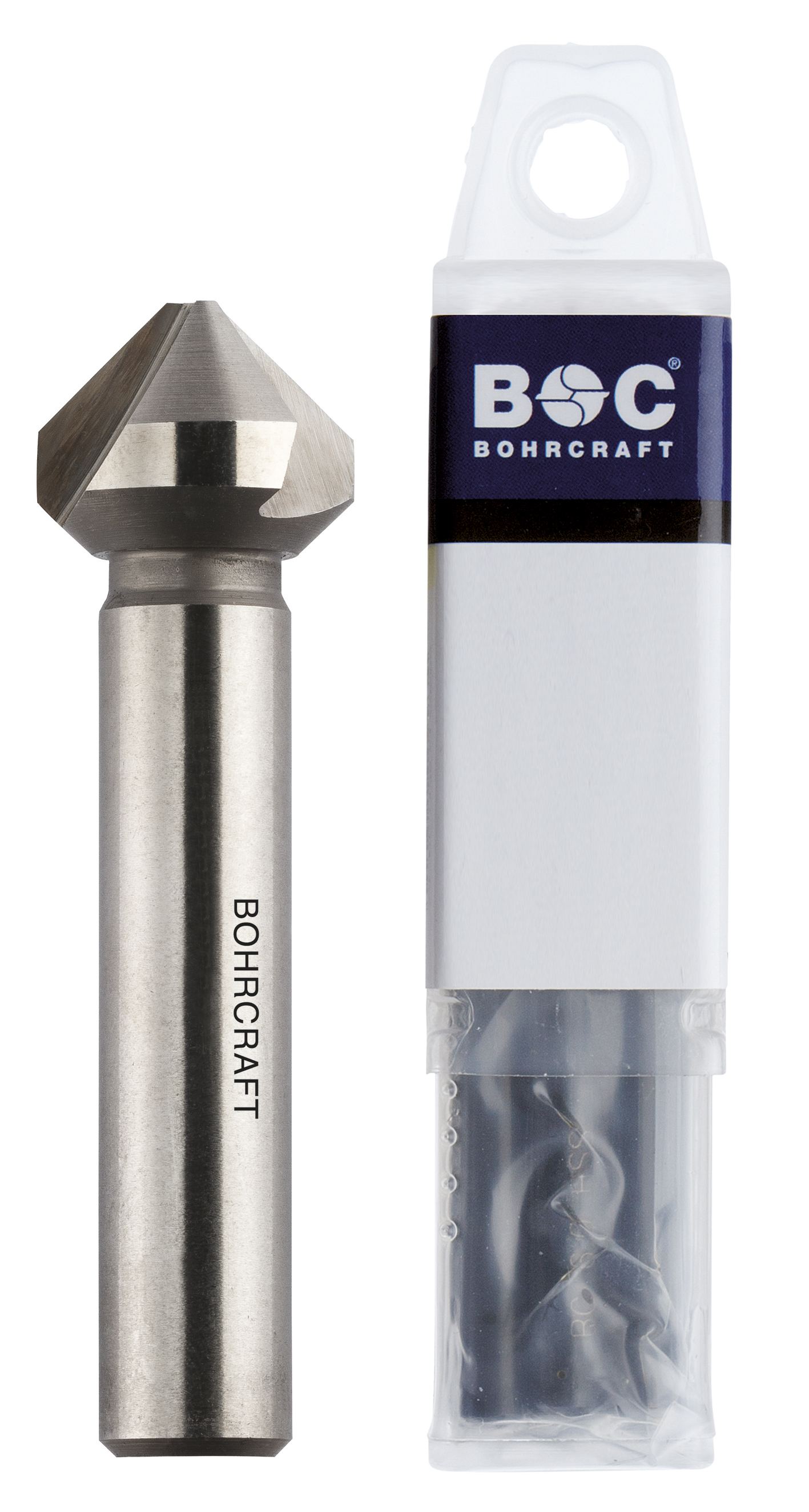 BOHRCRAFT 17000306090 Countersink HSS DIN 335, form C 90°, cylindrical shank, ø 6.0 mm, pack of 1 pc