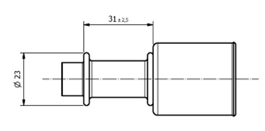 Raccordo DRITTO V.E. 5/8 Tubo G12