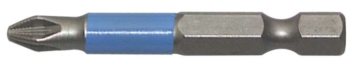 KRAVM E06006 Pack of 10 Pozidriv inserts 1/4" PZ 2 length 50 mm