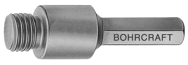 BOHRCRAFT 27020300001 Hexagonal adapter SW 8.5 mm for M14 diamond drills