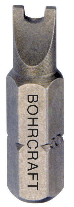 BOHRCRAFT 62301501025 SPANNER screw inserts 1/4 No.10 L=25 mm, pack of 100 pcs