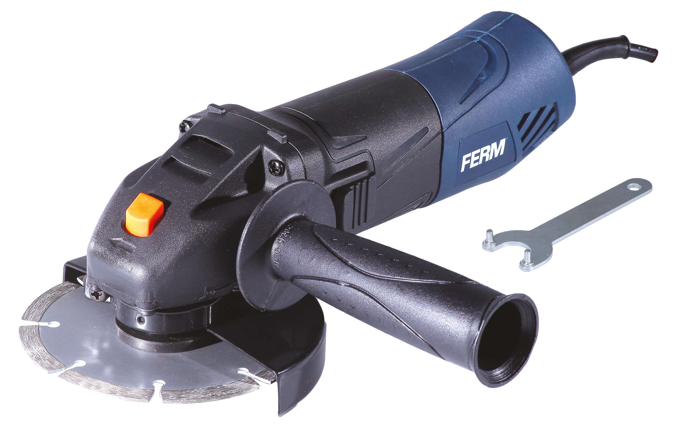 FERM AGM1086 Angle Grinder 500W - no-load speed ± 11000 rpm - disc diameter 115 mm - weight 1.70 kg