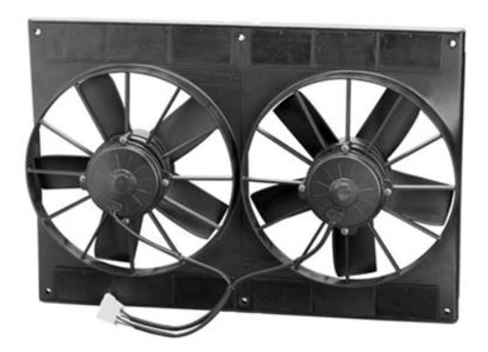 Axial fan 2VA06-AP70/LL-37A ø 305 mm suction 12V