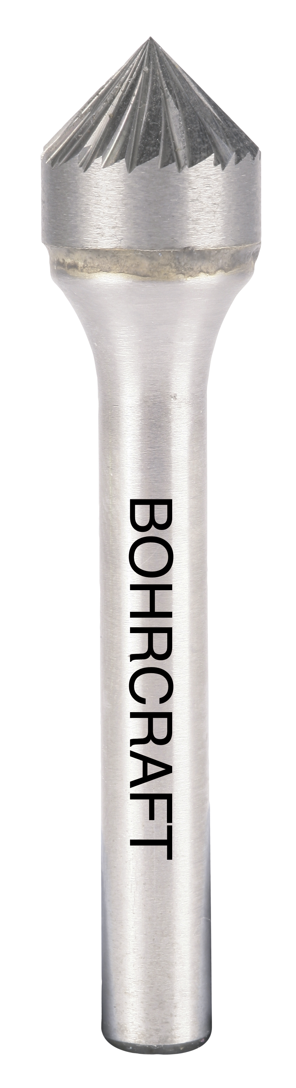 BOHRCRAFT 51450300600 90° Countersink Rotary Cutter in MD, shape K, DIN 8033 Z3-X, 6 mm shank ø 6 mm