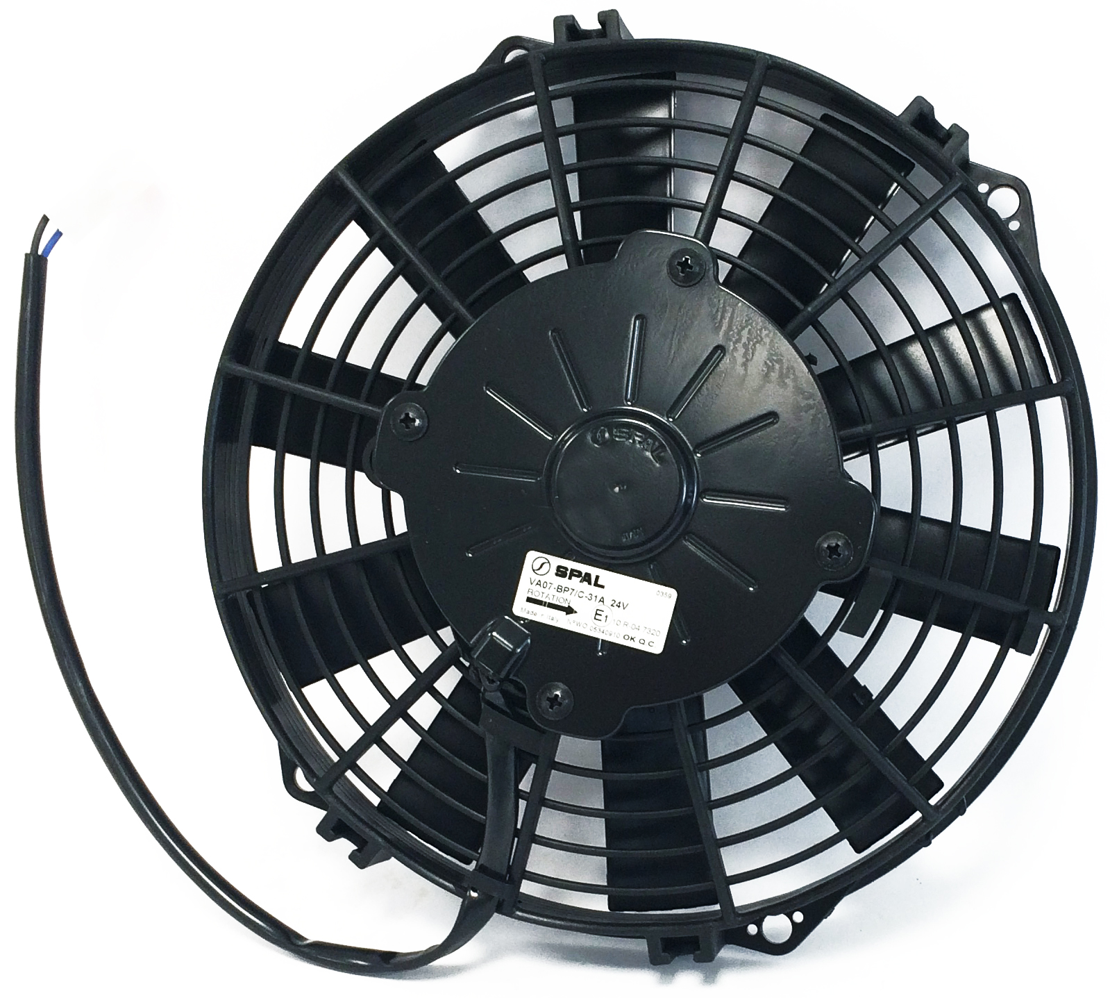 Axial electric fan VA07-BP7/C-31A 24V D.225 suction