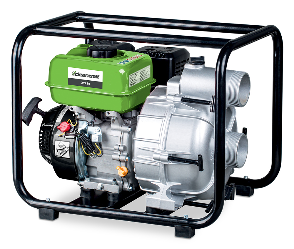 CLEANCRAFT 7500180 Motor pump for clean and dirty water, flow rate 966 l/min, model SWP80