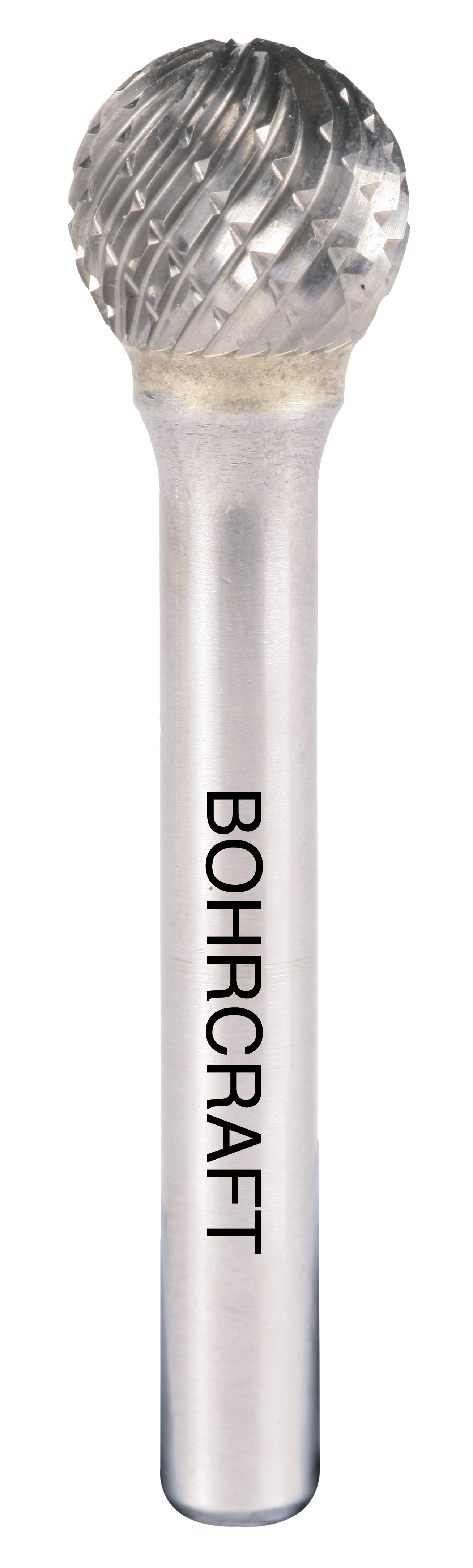 BOHRCRAFT 51150301600 Cylindrical rotary cutter with ball head in MD, shape D, DIN 8033 Z3-X, shank 6 mm ø 16 mm
