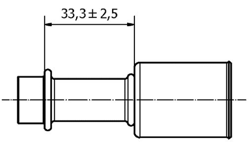 Pipe fitting 1/2 STRAIGHT FOR ESPAN VALVE
