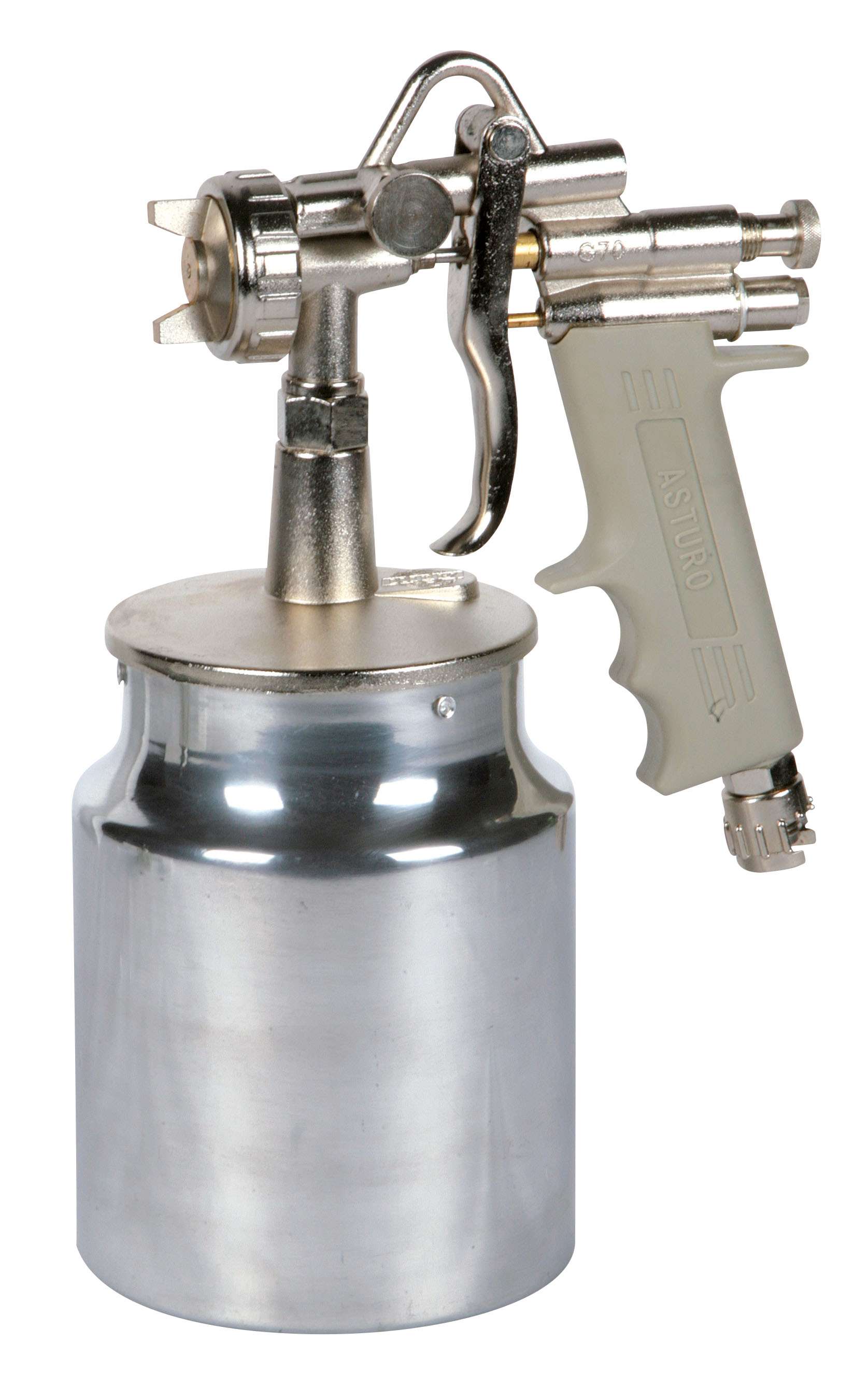 ASTURO 0012020 Airbrush with lower tank, manual B/P G70 Ø 2 mm