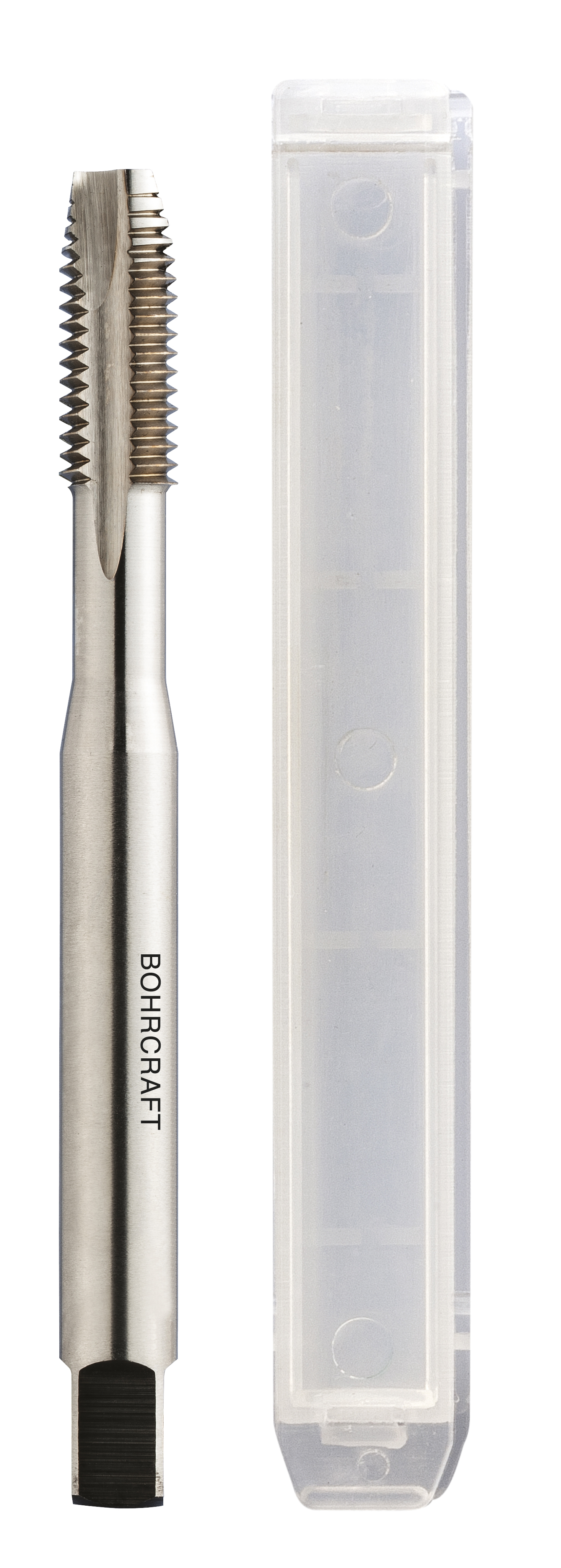 BOHRCRAFT 41400300300 Machine Tap HSS-G DIN 371, ISO DIN 13 Metric Thread, Form B M3, pack of 1 pc