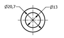 Air Conditioning Hose FG100 PER G10 - 1/2" - ID 13 mm