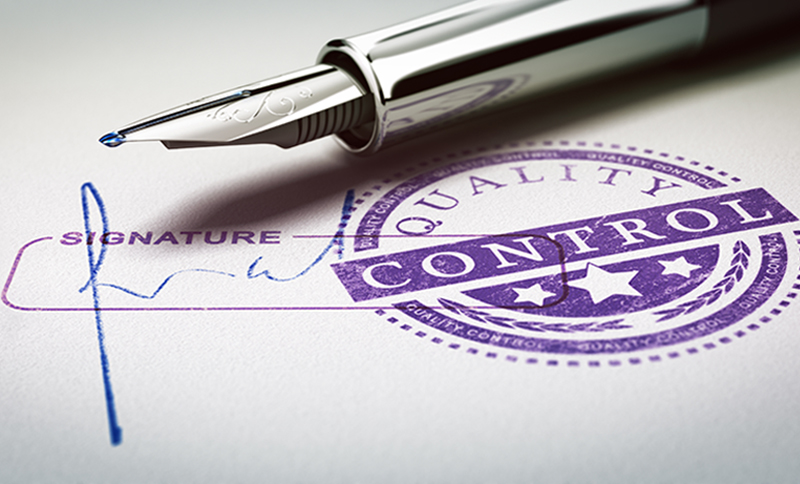 Quality Control Certification